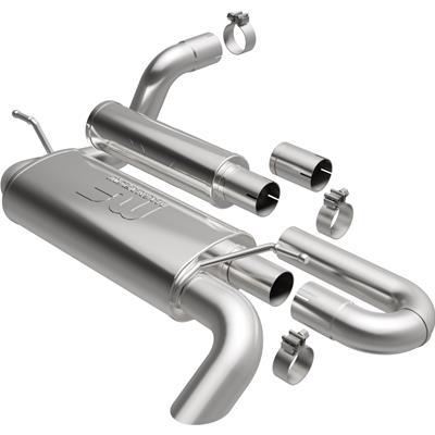 MagnaFlow Overland Series Stainless Axle-Back System (2018-2024 Wrangler) - 19620