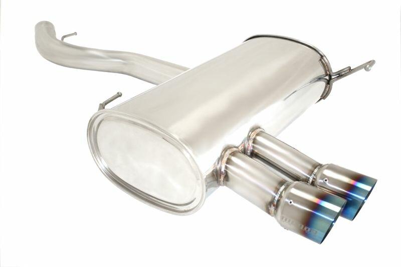 Megan Racing Supremo Exhaust System for BMW E90/92 328i/328ix 07-11 - Blue Titanium Tips - MR-ABE-BE9092-BT