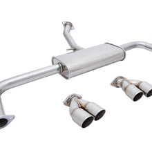 Megan Racing Axle Back Exhaust System (2015+ Lexus NX200T, Stainless Rolled Tips) - MR-ABE-LN15