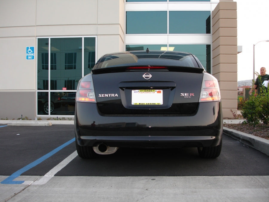 Megan Racing OE-RS Axle Back Exhaust (2007-2012 Nissan Sentra SE-R/Spec V 2.5L, 4" Tip) - MR-ABE-NS07OE