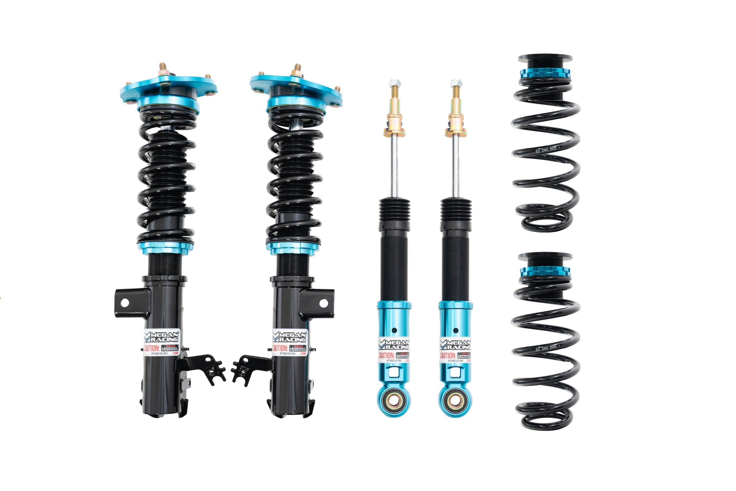 Megan Racing EZ Series Coilovers (2018-2024 Toyota Camry L/LE/XLE FWD/AWD, 2025+ Non-XSE, Excludes XSE/SE) - MR-CDK-TCA18-EZII