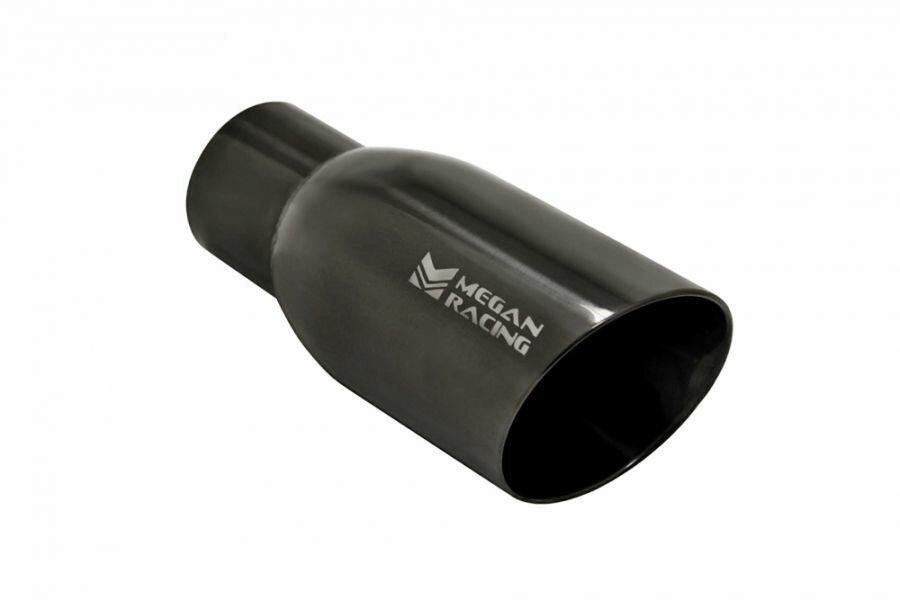 Megan Racing Universal Exhaust Black Chrome 2.5 - MR-UT-BC01