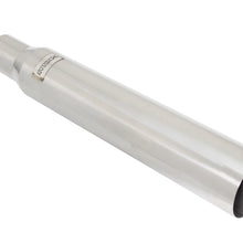 Megan Racing Universal Single 3" to 4" Muffler Delete Exhaust Tip - Straight, Stainless - LW-UT-S4