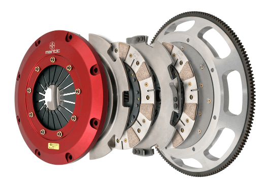 Mantic Ceremetallic Twin Disc Clutch, 26 Spline Calimer Trans (2018-2023 Mustang GT) - M921252-26