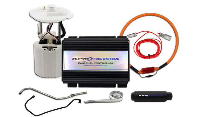 KPM Fuel Systems ADD-ON Fuel and PWM Module Kit - 2200 HP Upgrade (2015-2017 Mustang GT) - AUP-MUSPWM2200-15-LHD