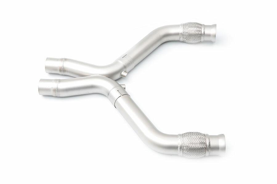 Long Tube Headers FDXP00002T 2005-2010 Mustang GT High Flow Catted X-Pipe for LTH Headers