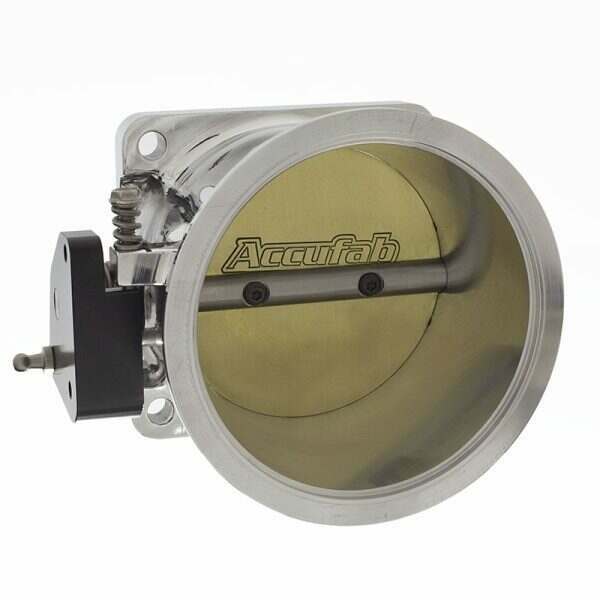 Accufab 105mm V-Band Throttle Body - Polished (1986-1993 Mustang 5.0L) - F105VB