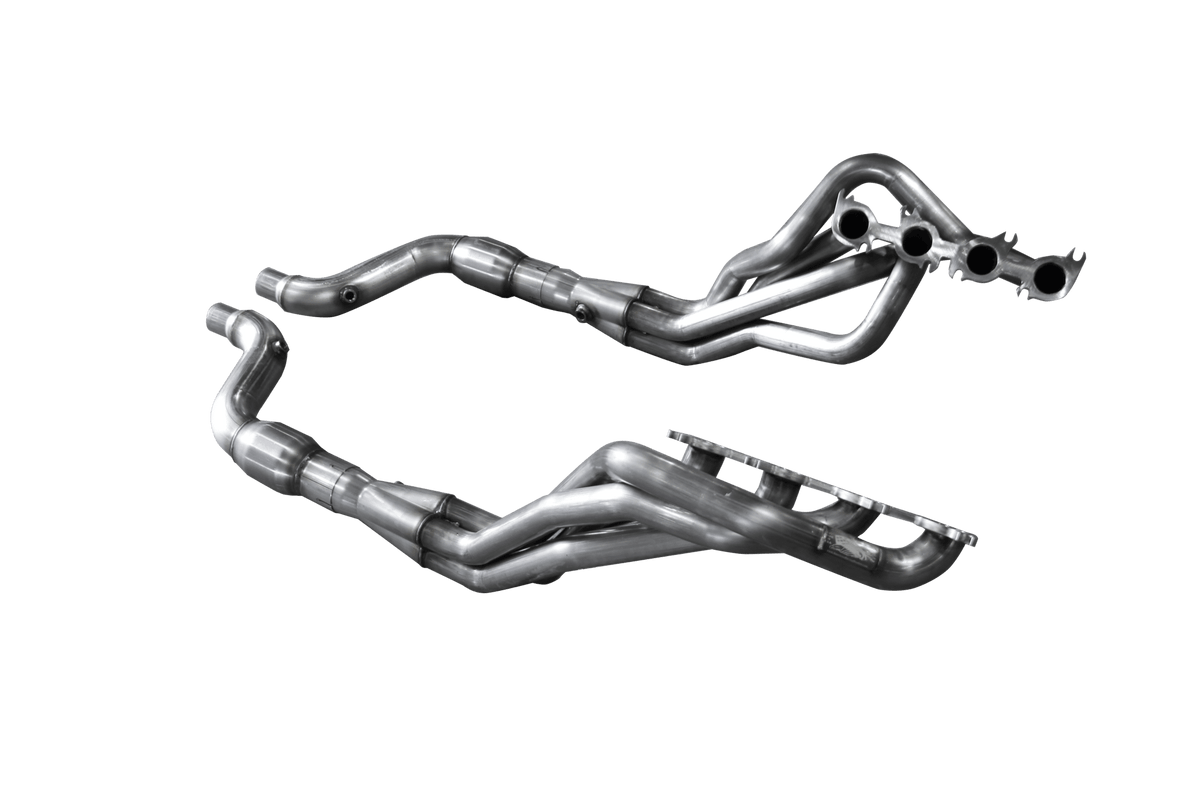 American Racing Headers 1-3/4" x 3" Long Tube Headers Direct Connection System - No Cats (2024-2026 Mustang 5.0L) - 160237