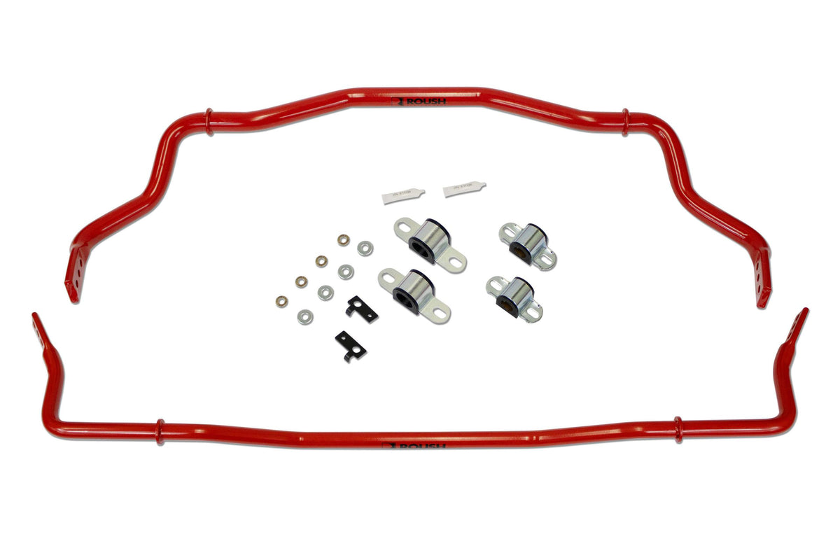 Roush Front & Rear Adjustable Sway Bars (2015-2026 Mustang GT / V6 / EcoBoost) - 422340
