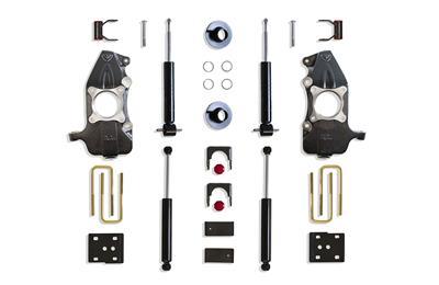 MaxTrac 3"/5" LOWERING KIT (SPINDLES & STRUTS, 2WD) (2021-2023 F-150) - KS334135S