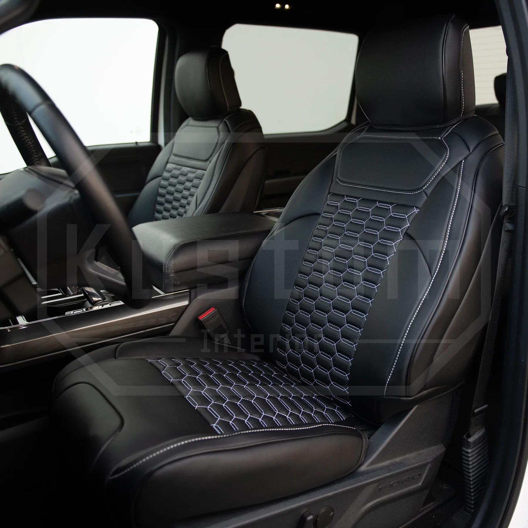 Kustom Interior Custom Premium Artificial Leather Seat Covers (2021+ F-150)