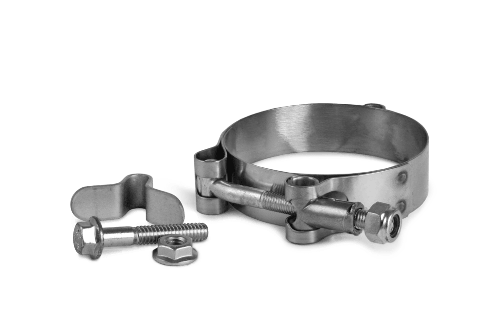 Dynatech Clamp Collar  4.00 Inch  Includes U Tabs   And Bolts      304 Stainless Steel    Dynatech - 794-90400