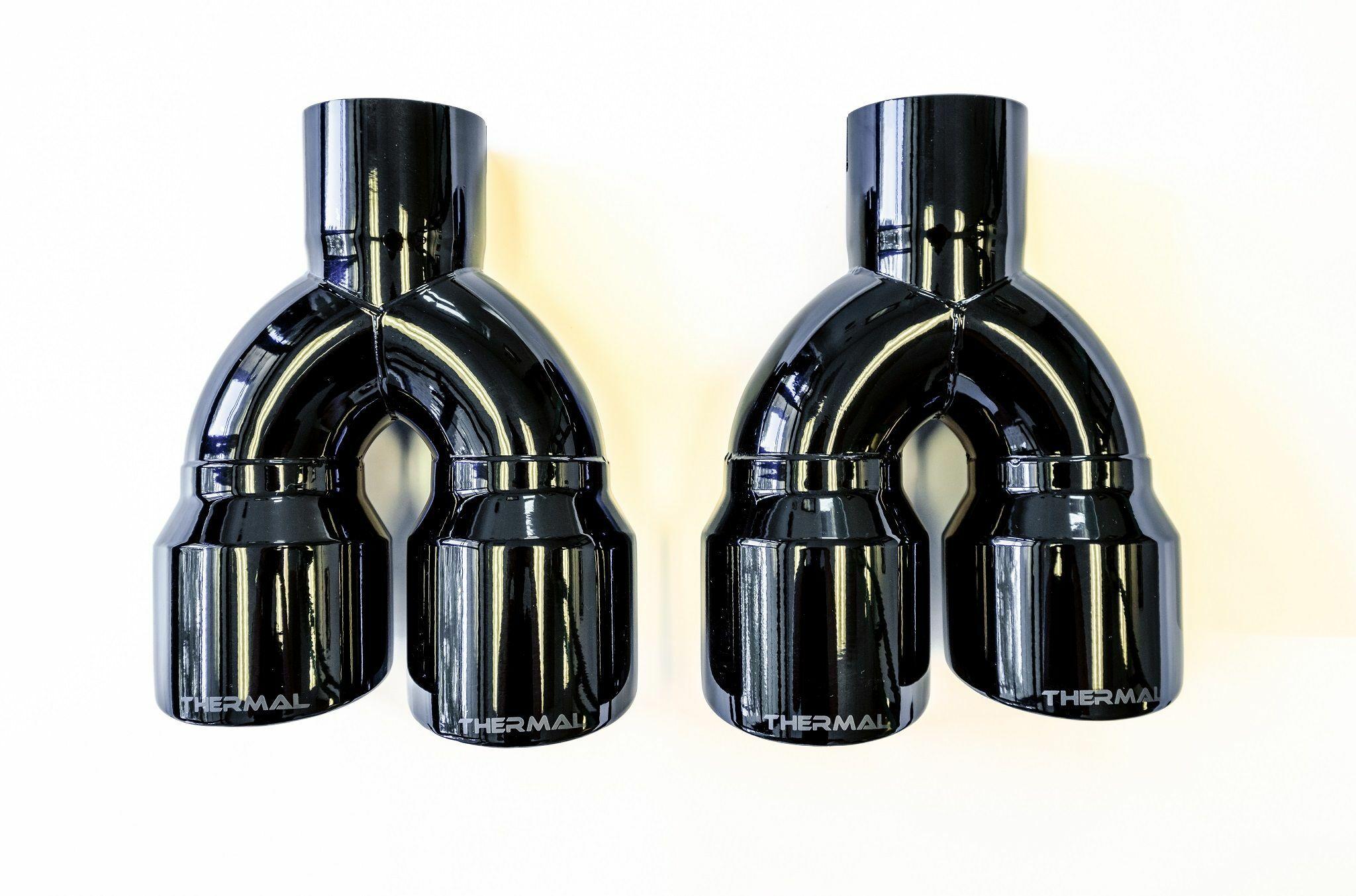 Thermal R&D Exhaust Tips for 3" System - Coated Tips (2020-2027 Explorer ST) - C917-TIPS-COATED
