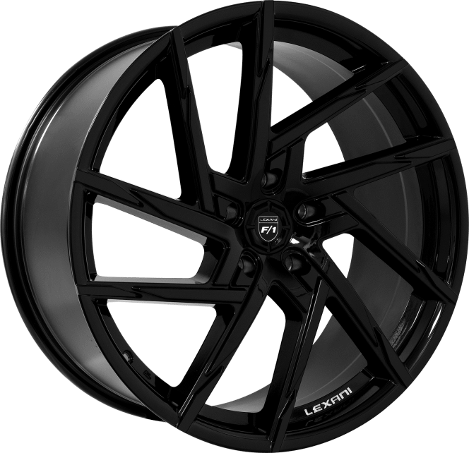 Lexani SENNA Wheel 22x10, 5x114.3 Bolt Pattern, 25mm Offset, Painted Finish - Gloss Black - 692-2210-66-25FB