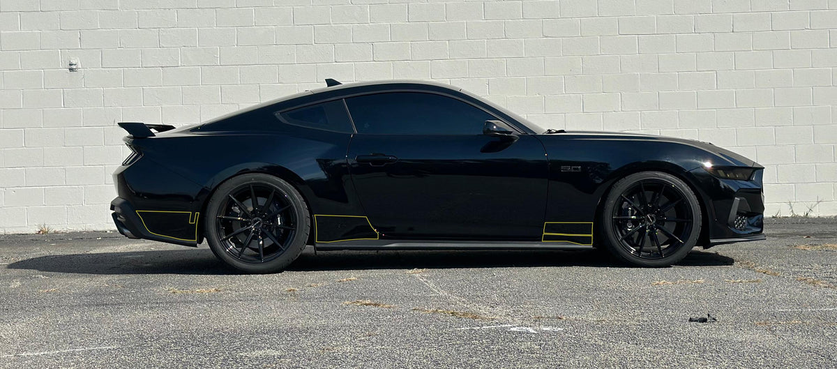 Anchor Room Paint Protection - Front & Rear Quarter Panels - No Extra Pieces (2024-2026 Mustang) - 24FM_PP_FRQ