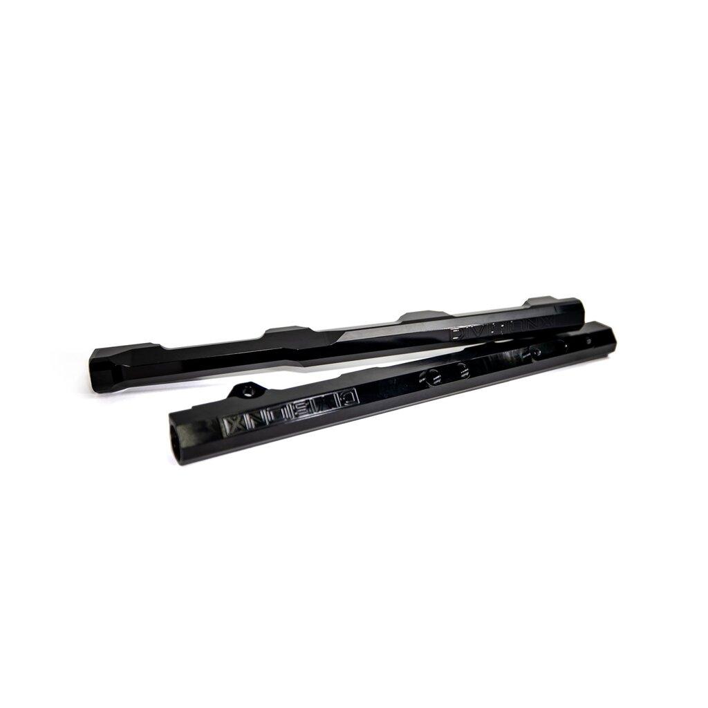 DivisionX 8210 99-04 Cobra / Mach-1 High Flow Fuel Rails (Black Anodized) Whipple / KB / VMP / Stock Eaton