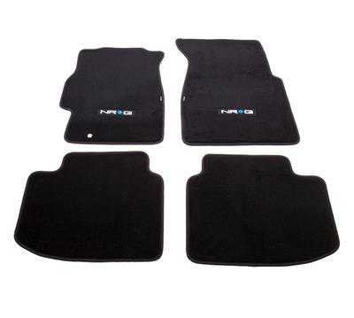 NRG Floor Mats - 96-00 Honda Civic 2DR &3DR w/ "NRG" Logo (4 pieces) - FMR-130NRG
