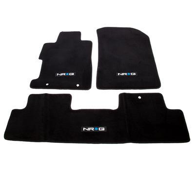 NRG Floor Mats - 06-11 Honda Civic Si 2DR Coupe w/ "NRG" Logo (3 pieces) - FMR-151