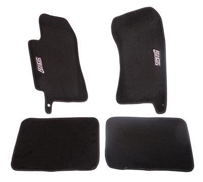 NRG Floor Mats - 04-07 Subaru WRX "STI" Logo (4 pieces) - FMR-400