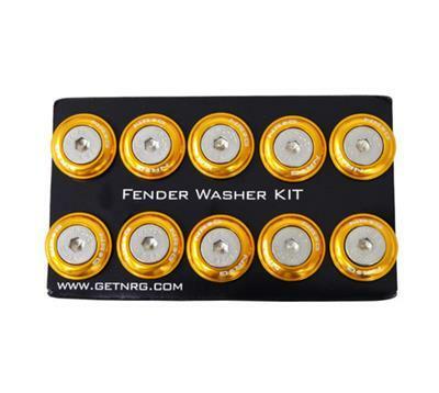 NRG Fender Washer Kit, Set of 10, Rose Gold, Rivets for Plastic - FW-100RG