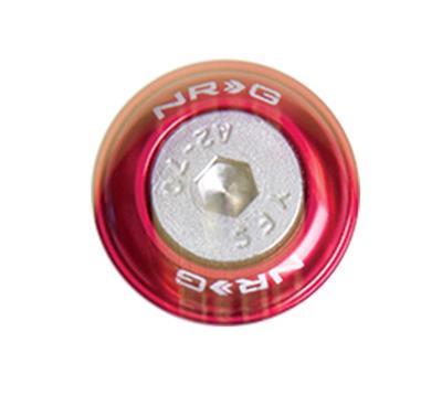 NRG Fender Washer Kit, Set of 10, Red, Rivets for Metal - FW-110RD