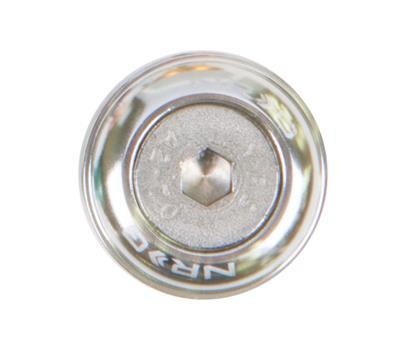 NRG Fender Washer Kit, Set of 10, Silver, Rivets for Metal - FW-110SL
