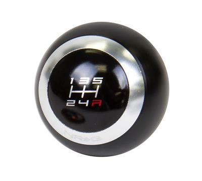 NRG Black Shift Knob - 4 interchangeable rings - SK-016BK