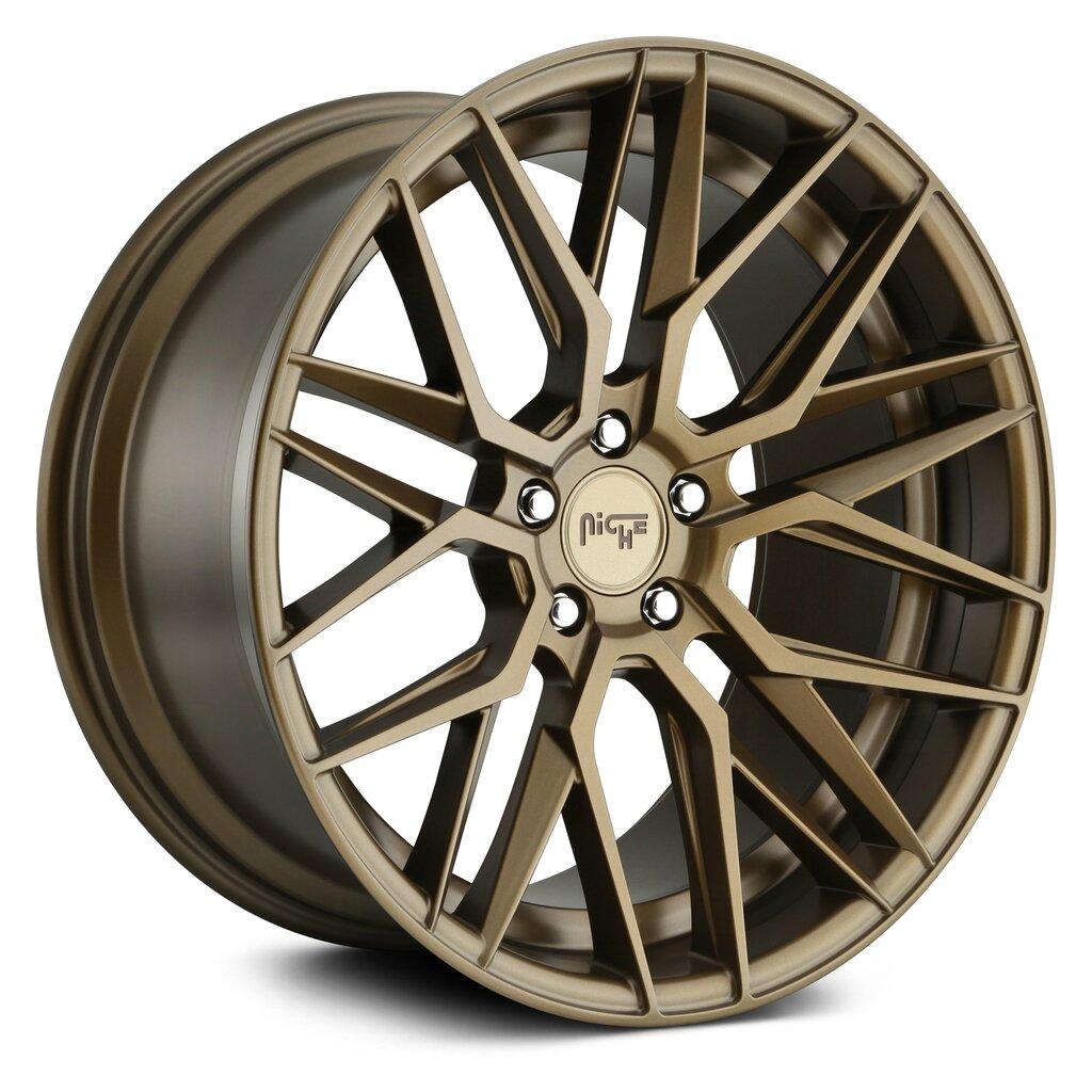 Niche M191 Gamma Wheel, 20X10.5 in Matte Bronze with 5X112 Bolt Pattern and 40 Offset - M1912005F8+40