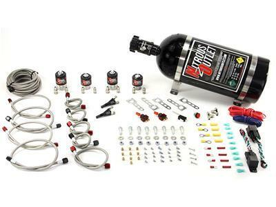 Nitrous Outlet GM EFI Dual Stage Single Nozzle System - Gas/E85 (5-55psi)(35-200HP)(12lb Bottle) (Camaro 1993-2002 Camaro 2010-2015 Camaro 2016-2023 Chevy/GMC Trucks 1999-2006 Chevy/GMC Trucks 2007-2013 Chevy/GMC Trucks 2014-2018 Chevy/GMC Trucks 2019-202