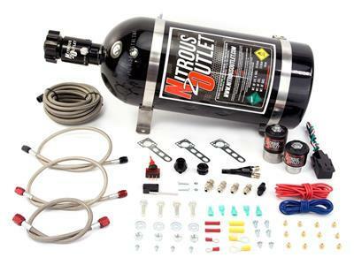 Nitrous Outlet Ford 1987-1998 Mustang All EFI Single Nozzle System - Gas/E85 (5-55psi)(35-200HP)(12lb Bottle) (Mustang 1979-1993 Mustang 1994-1998) - 00-10010-12