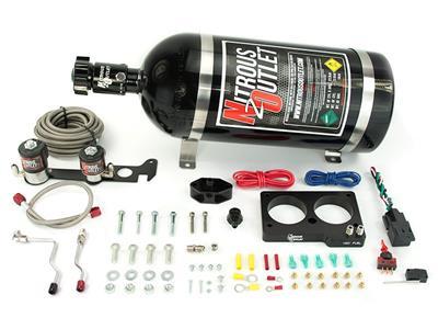 Nitrous Outlet Ford 1999-2001 Cobra/03-04 Mach 1 4-Valve Mustang Hardline System (10lb Bottle) - 00-10157-10