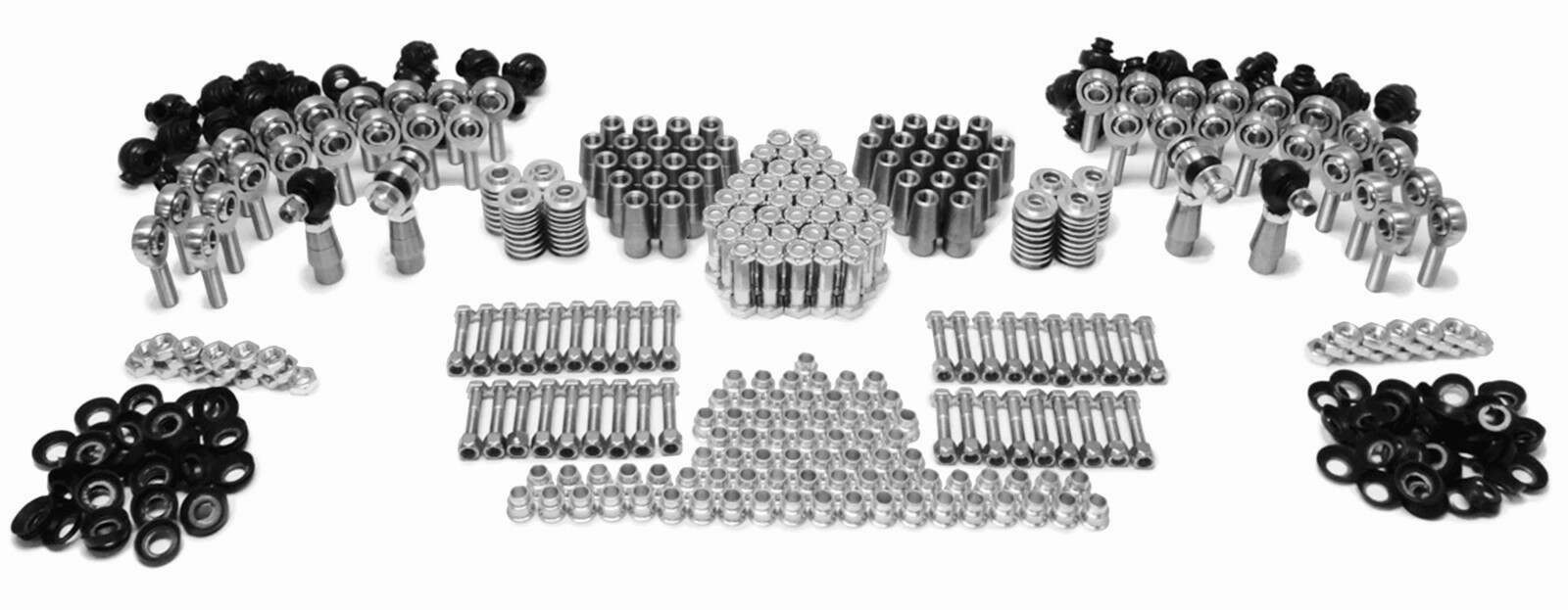 Steinjager Builders Kit Rod End Kits 3/4-16 RH and LH Chrome Moly Housing, Nylon Race Fits 1.250 x 0.120 Tubing 40 Rod Ends - J0015171