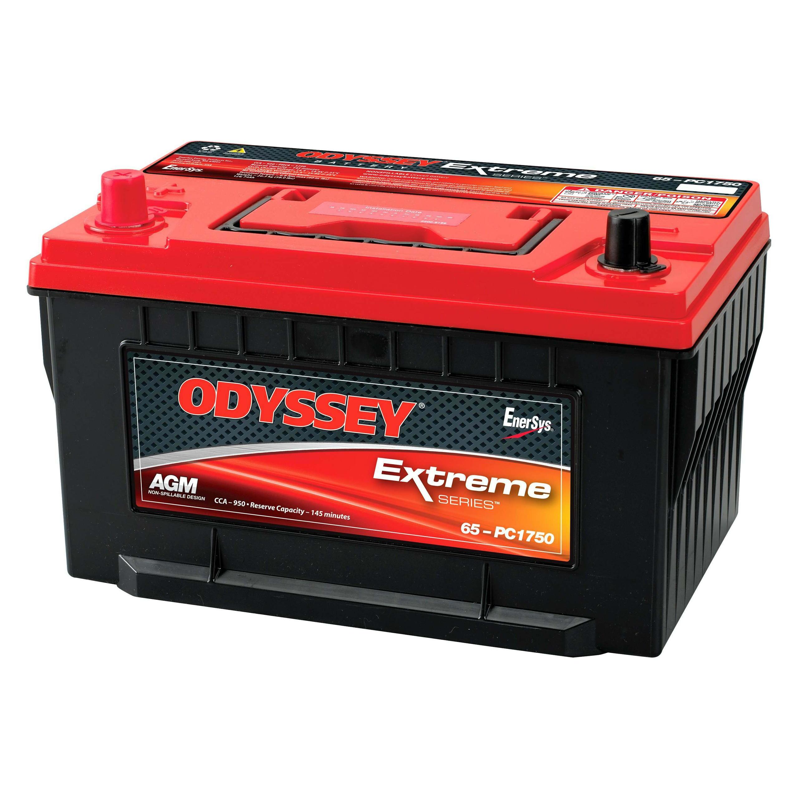 Odyssey Battery Auto/Truck/Heavy Duty & Commercial Extreme AGM Battery (65-PC1750T) - ODX-AGM65
