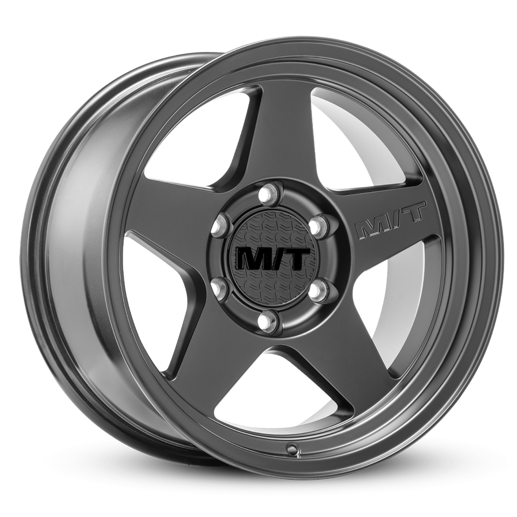 Mickey Thompson Open 5 Black Wheel - 17X9 5X5 BP 4.53in BS -12 Offset 71.6mm Bore - 274270 - 226100383