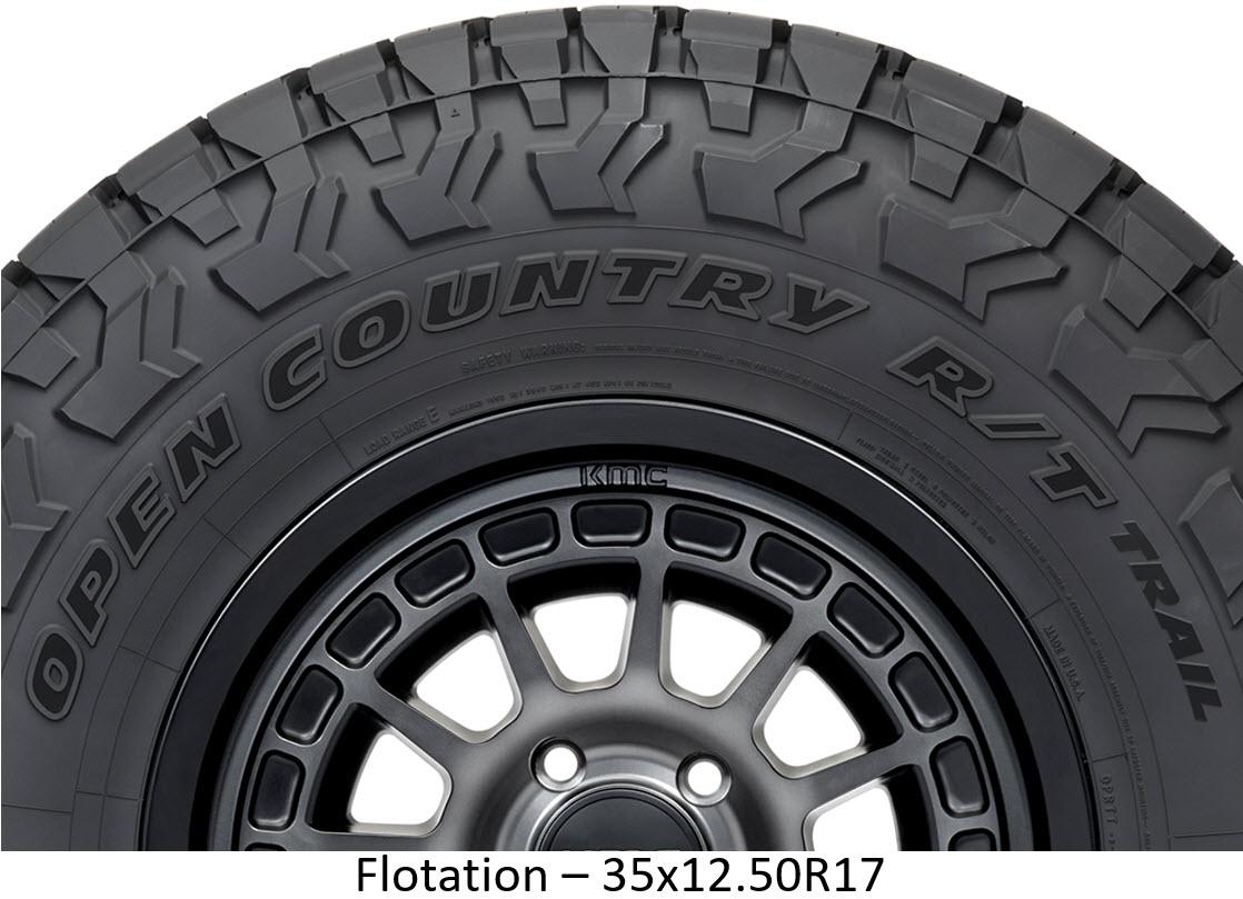 Toyo Tires Open Country R/T Trail Tire - 35X15.50R20LT 127Q F/12 OPRTT TL - 354530