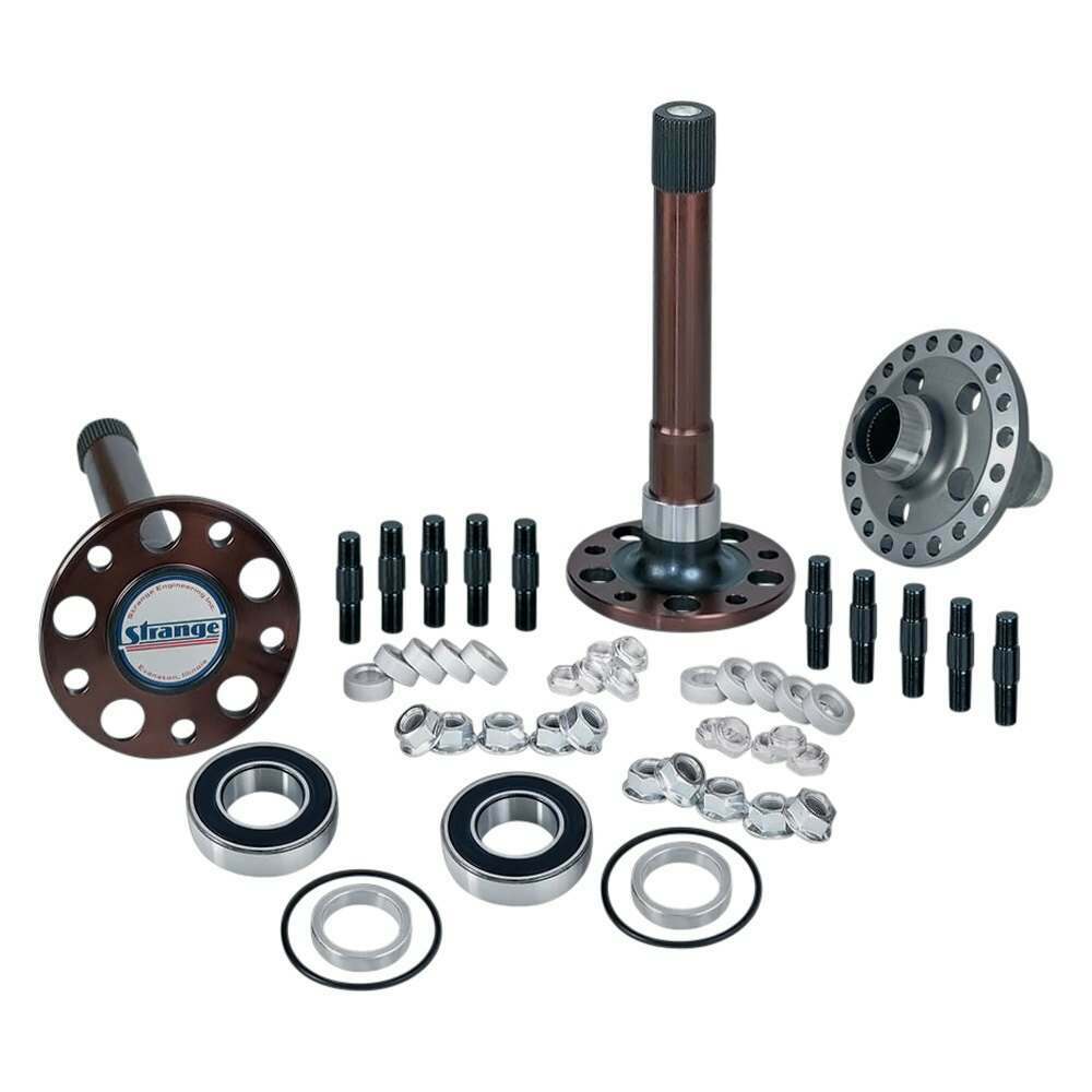 Strange Engineering 40 spline gun-drilled axles, 3.350" brg., 5/8" stud kit, & spool - P2016