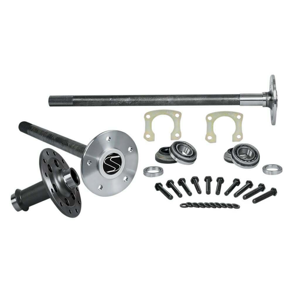 Strange Engineering Ford, Mopar or Chevy Alloy axles, ret plts, brgs, 1/2" stud kit, & spool - P3104S