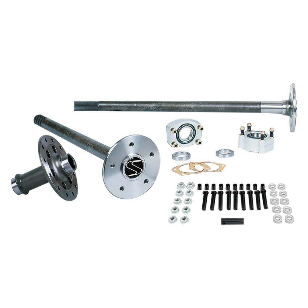 Strange Engineering Ford 8.8 35 spline Alloy axles, c-clip elim. kit, 5/8" stud kit, & spool - P3509F8658S