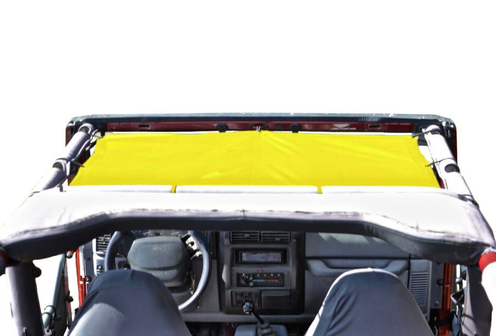 Steinjager Tops and Covers Wrangler TJ 1997-2006 Fabric Teddy Yellow Front Seats Only - J0043711