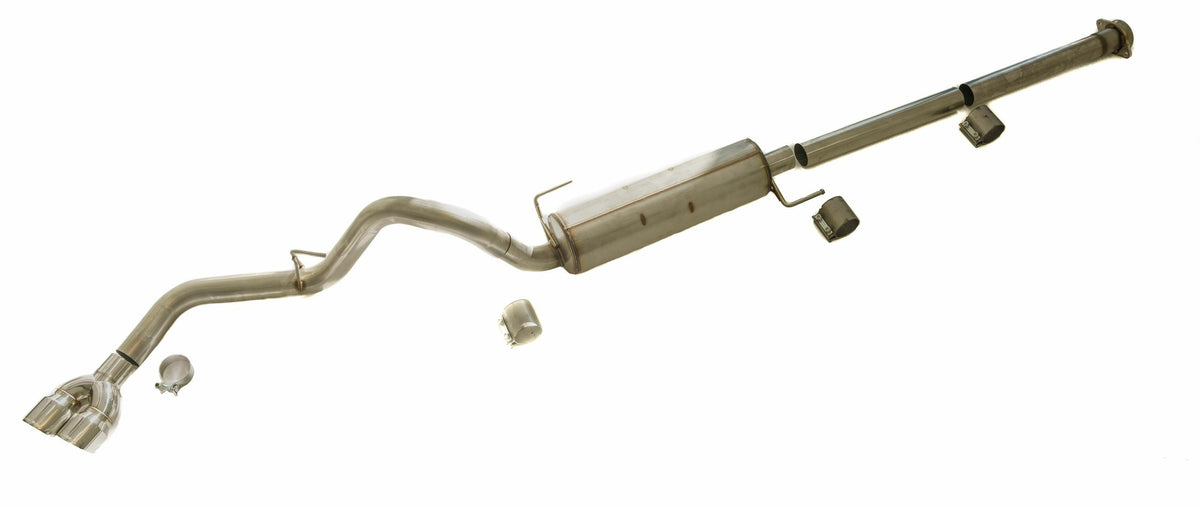 Thermal R&D Dual Exit Cat-Back Exhaust System - Polished (2021-2025 F-150 Super Crew 6.5ft Bed) - B923-C920-D