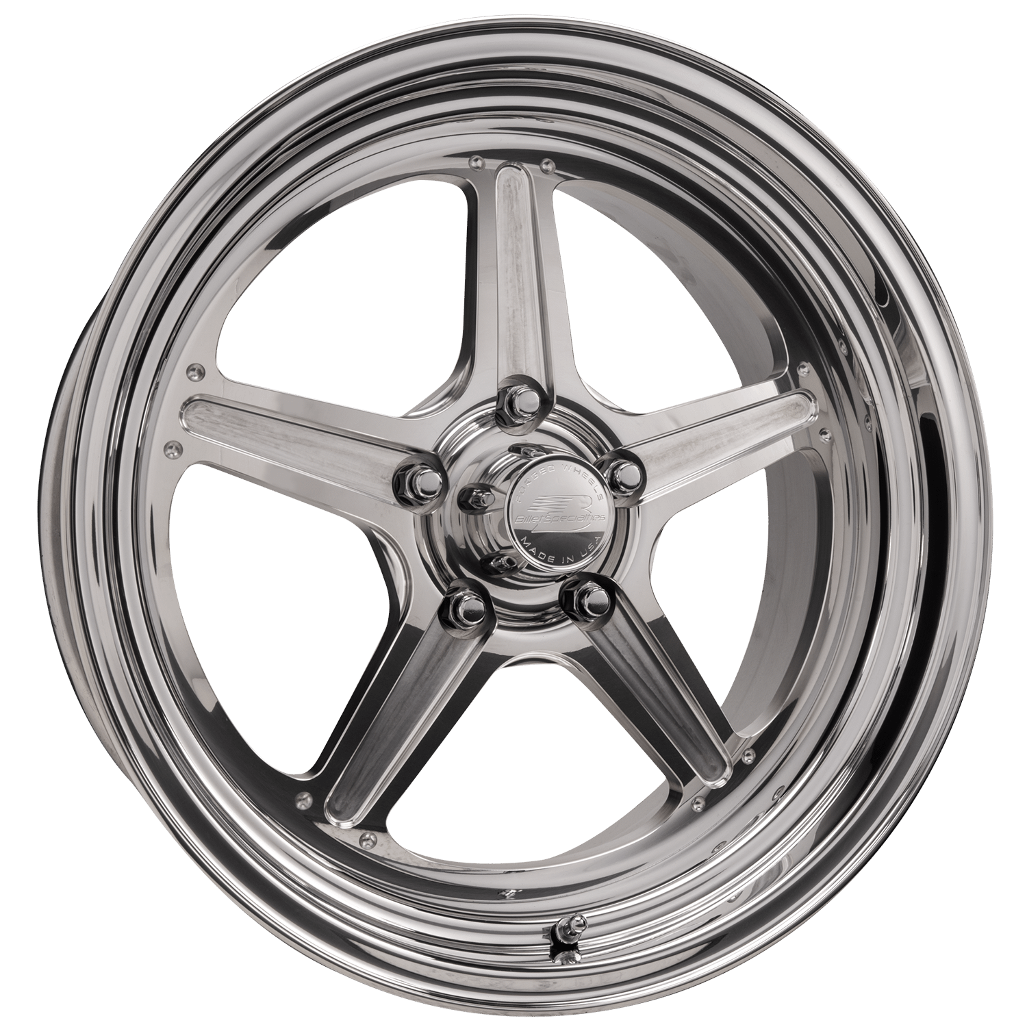Billet Specialties Street Lite Wheel Polished 15X12 6.50" Back Spacing 61 BP - RS23512L6165