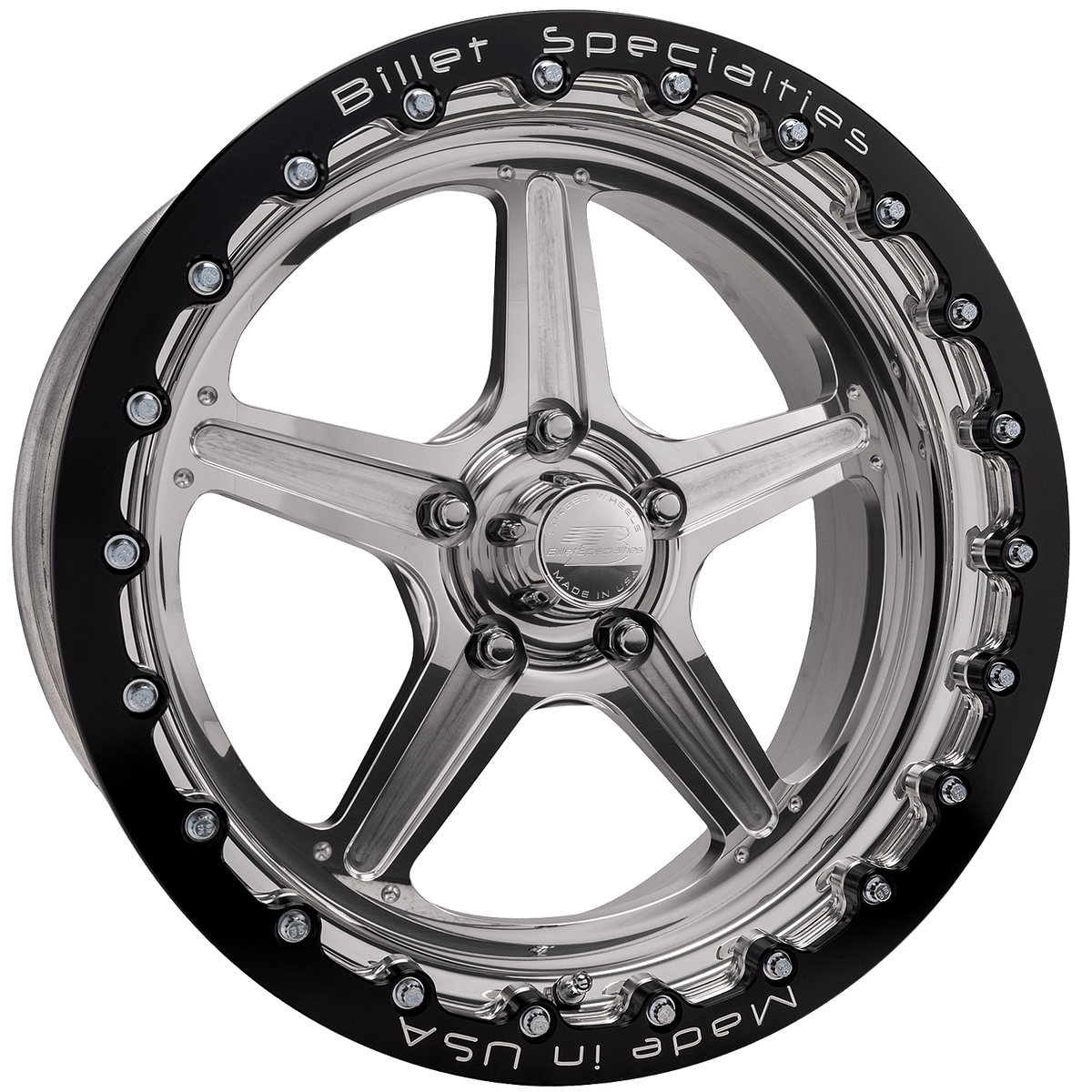 Billet Specialties Street Lite Wheel Single Bead Lock Polished 17x10 - RSB23710