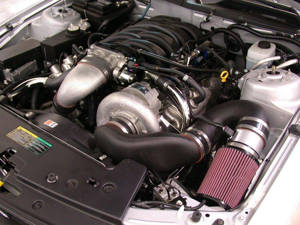 Paxton 1001862SL-1 Tuner Kit, 2010 4.6 Mustang GT System w/ NOVI 2200SL & Air/Air Charge Cooler, Satin Finish