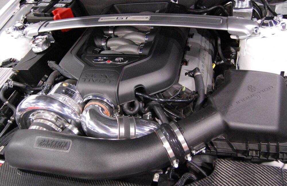 Paxton 2015-2017 Mustang GT 8 Rib HO Tuner System w/ Novi 2200 &amp; Air/Air Cooler (Polished)