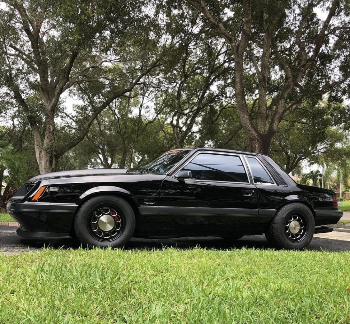 VMS Racing Street or Drag Race 5 Lug 10 Hole Phone Dial Wheel 15x10, 5x114.3 (5x4.5") +20 Offset (6.3" Backspacing) - Black (1979-1993 Fox Body Mustang) - VWPD007