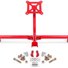 BMR Suspension PM760 Bolt-on Parachute Mount - Red Powdercoat (2015-2026 Mustang S550 & S650)