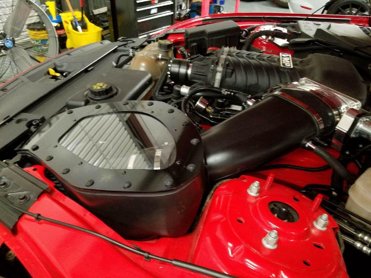 PMAS N-PD13-1 Cold Air Intake for Roush / VMP / TVS Supercharged Cars - Tune Required (2015-2017 5.0L Mustang GT)