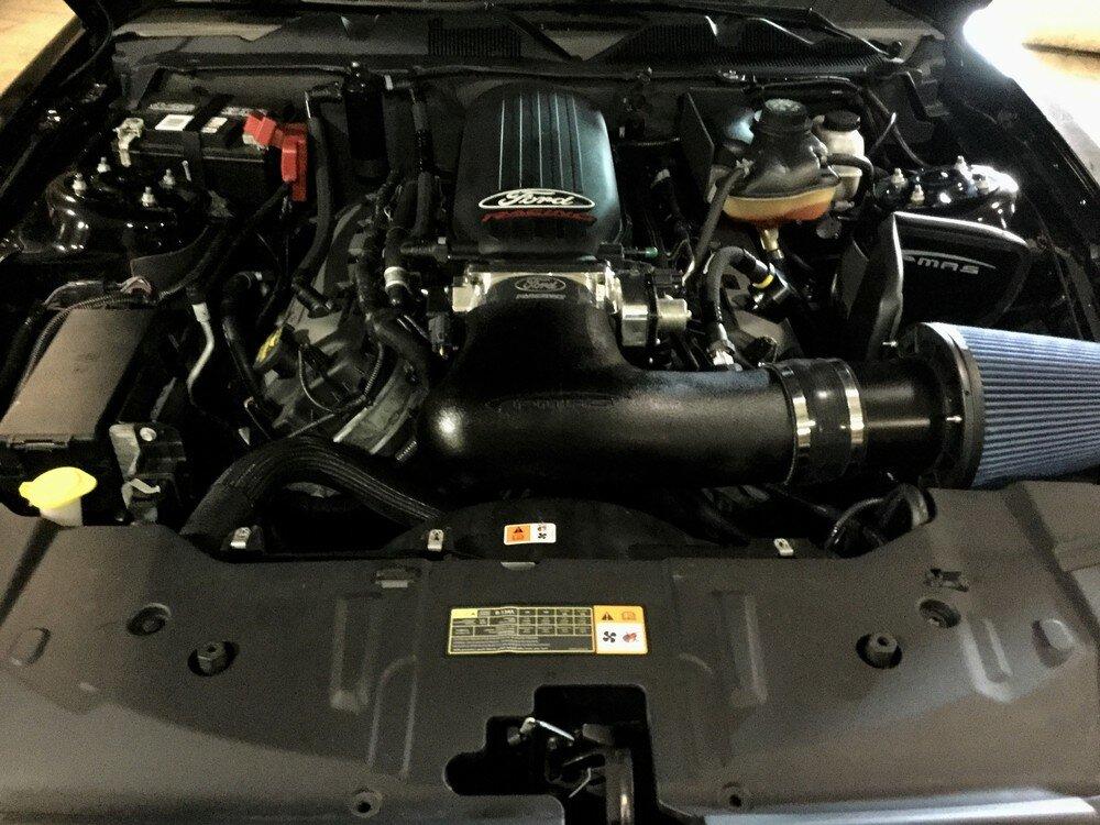 PMAS N-CJ12 Velocity Cold Air Intake System for Cobra Jet Intake Manifold (2011-2014 5.0L Mustang GT)