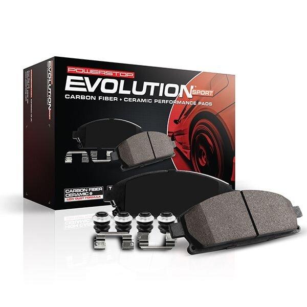 Power Stop Z23-2300 Front Z23 Sport Carbon Fiber Ceramic Brake Pads w/ Hardware 2021-2025 Bronco Sport