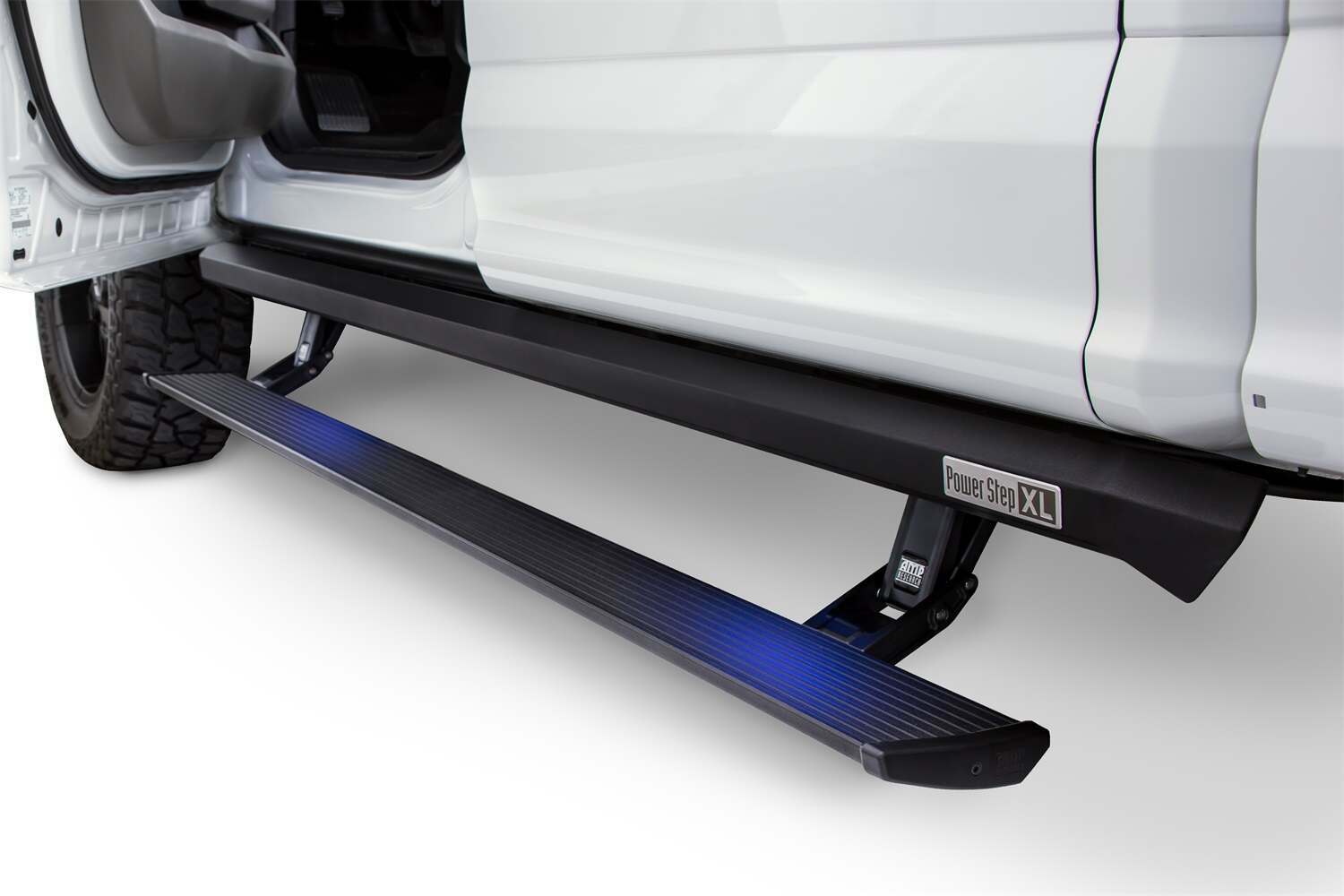 AMP Research PowerStep Xtreme Running Board;22 Ford F250/F350/F450;Works only w/Sync 4 (2022 F-250 Super Duty, F-350 Super Duty, F-450 Super Duty) - 78242-01A